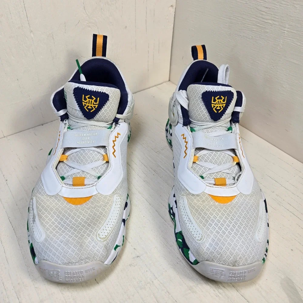 Adidas DON Issue 3 Utah Jazz White Navy Green Basketball Shoes H67722 Men Size 8
